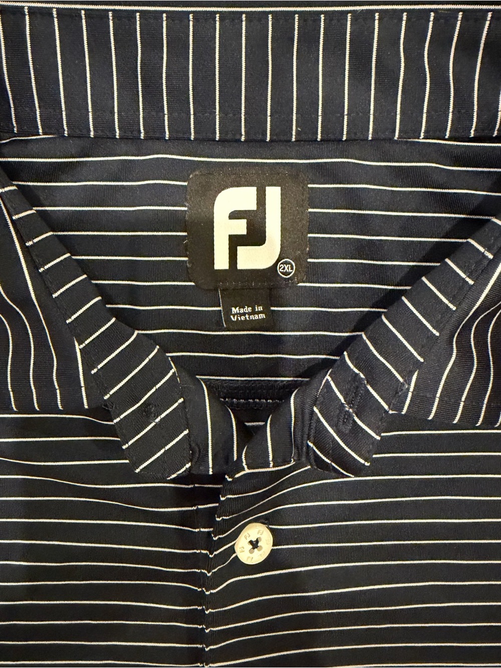 Footjoy Mens Striped Polo - Picture 4 of 5